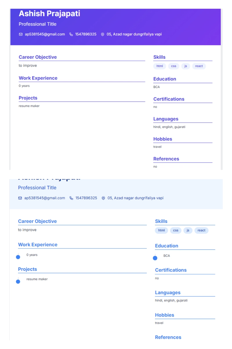 Resume Builder