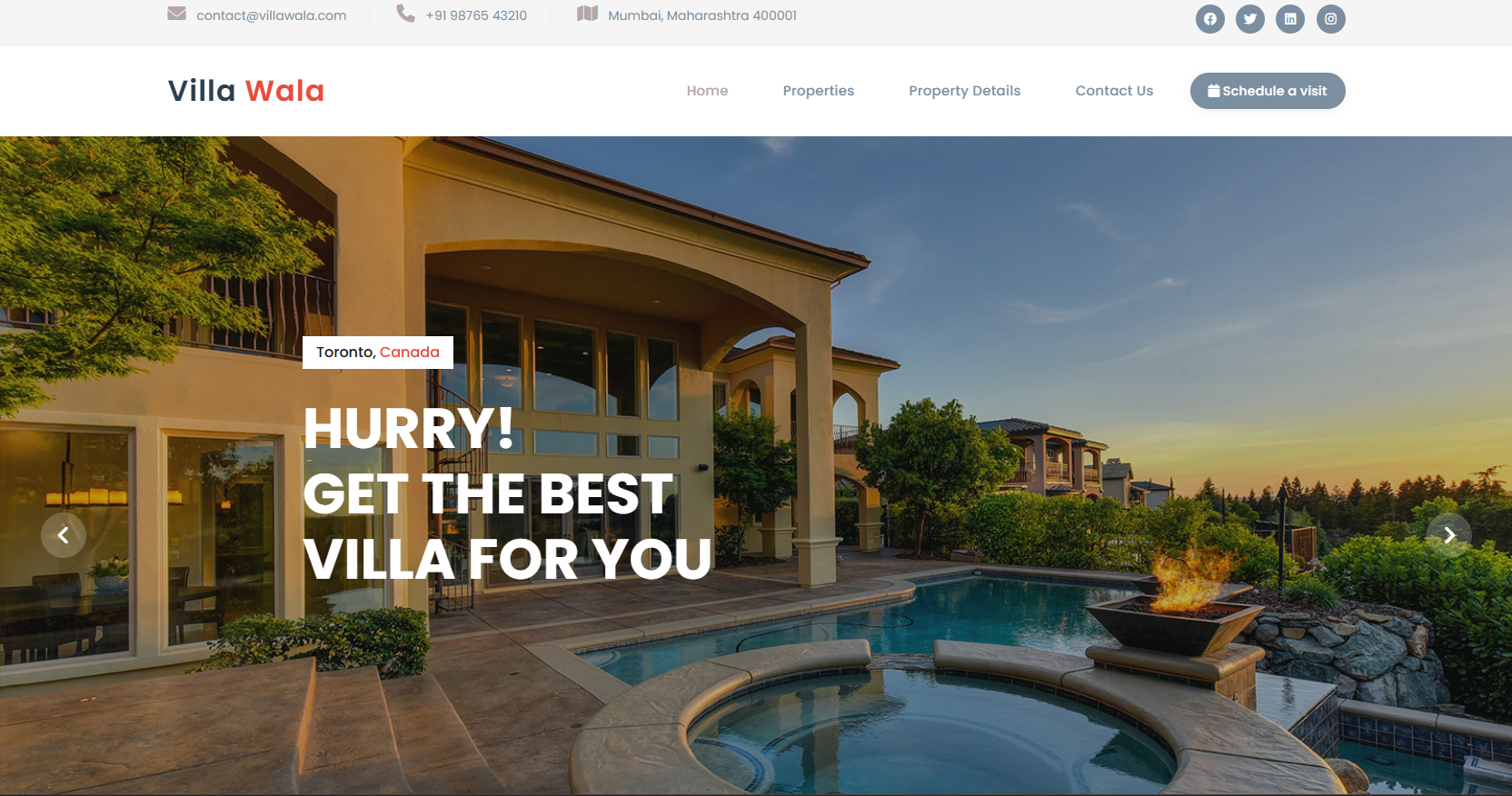 Villa-wala Website